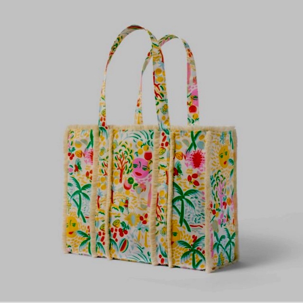 Roller Rabbit Colorful Floral Tote - Picture 3 of 4